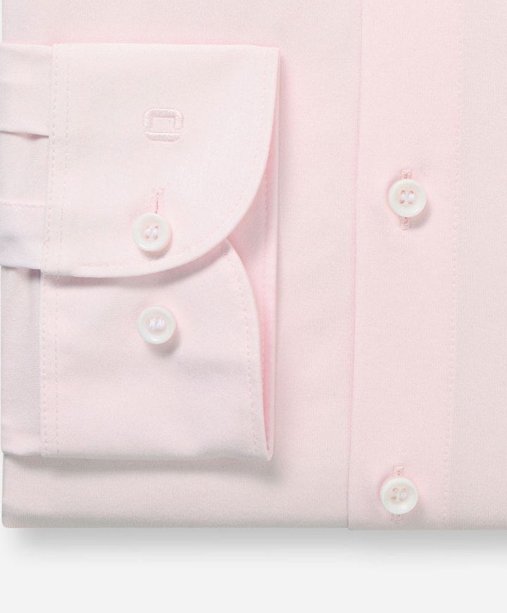 Heren overhemd lange mouw roze