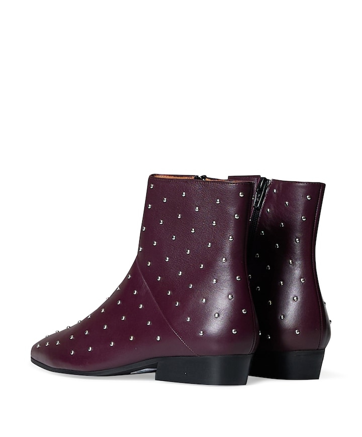 enkellaarzen bordeaux