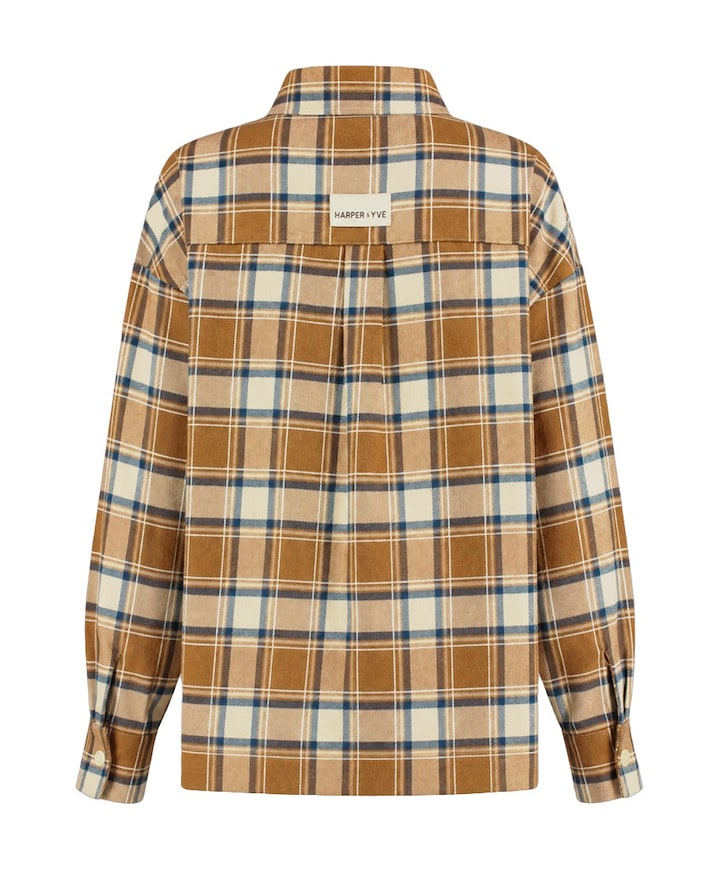 Dames blouse beige