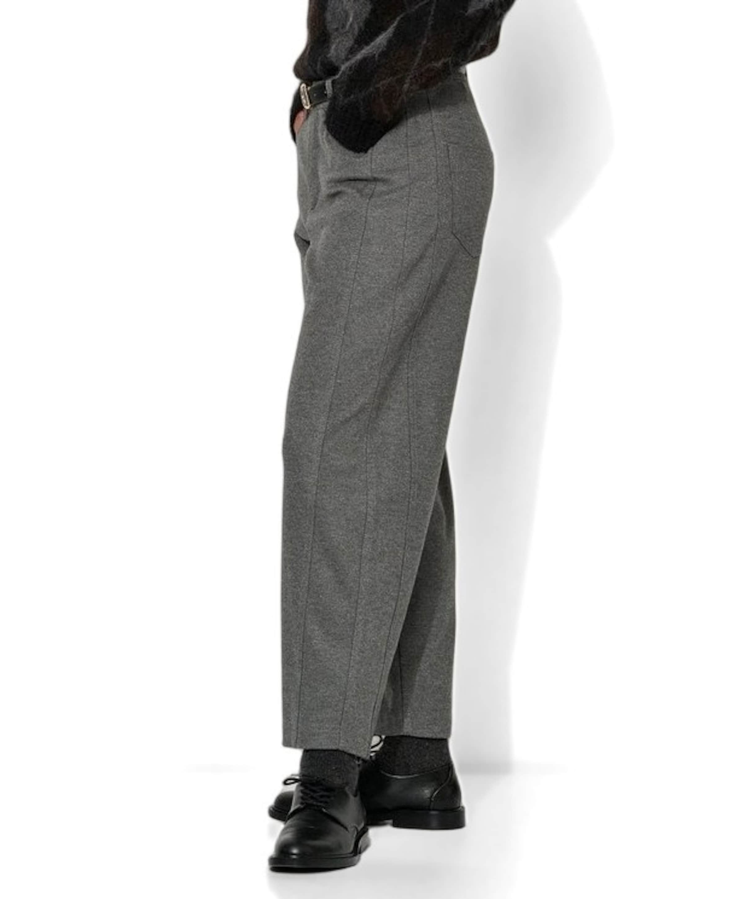 Mara Barrel dames broek grijs