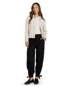 Darie balloon trousers dames broek zwart