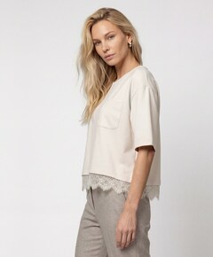 Dames T-shirt ecru