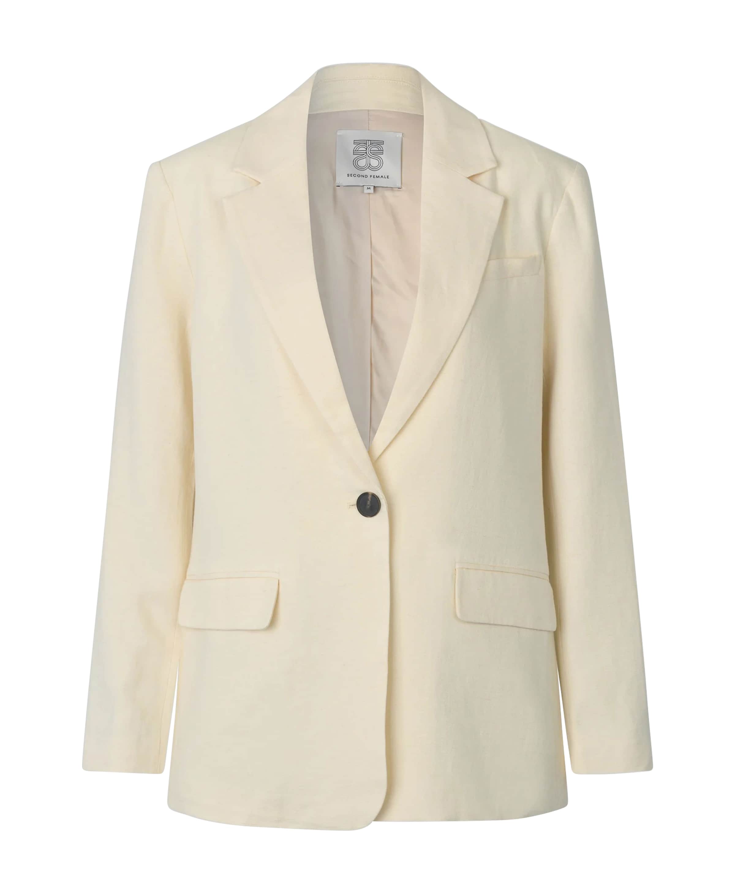 Dames blazer geel