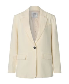 Dames blazer geel