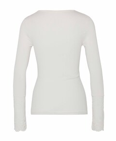 Dames longsleeve ecru
