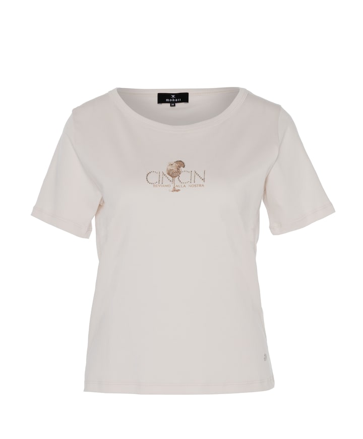 Dames T-shirt beige