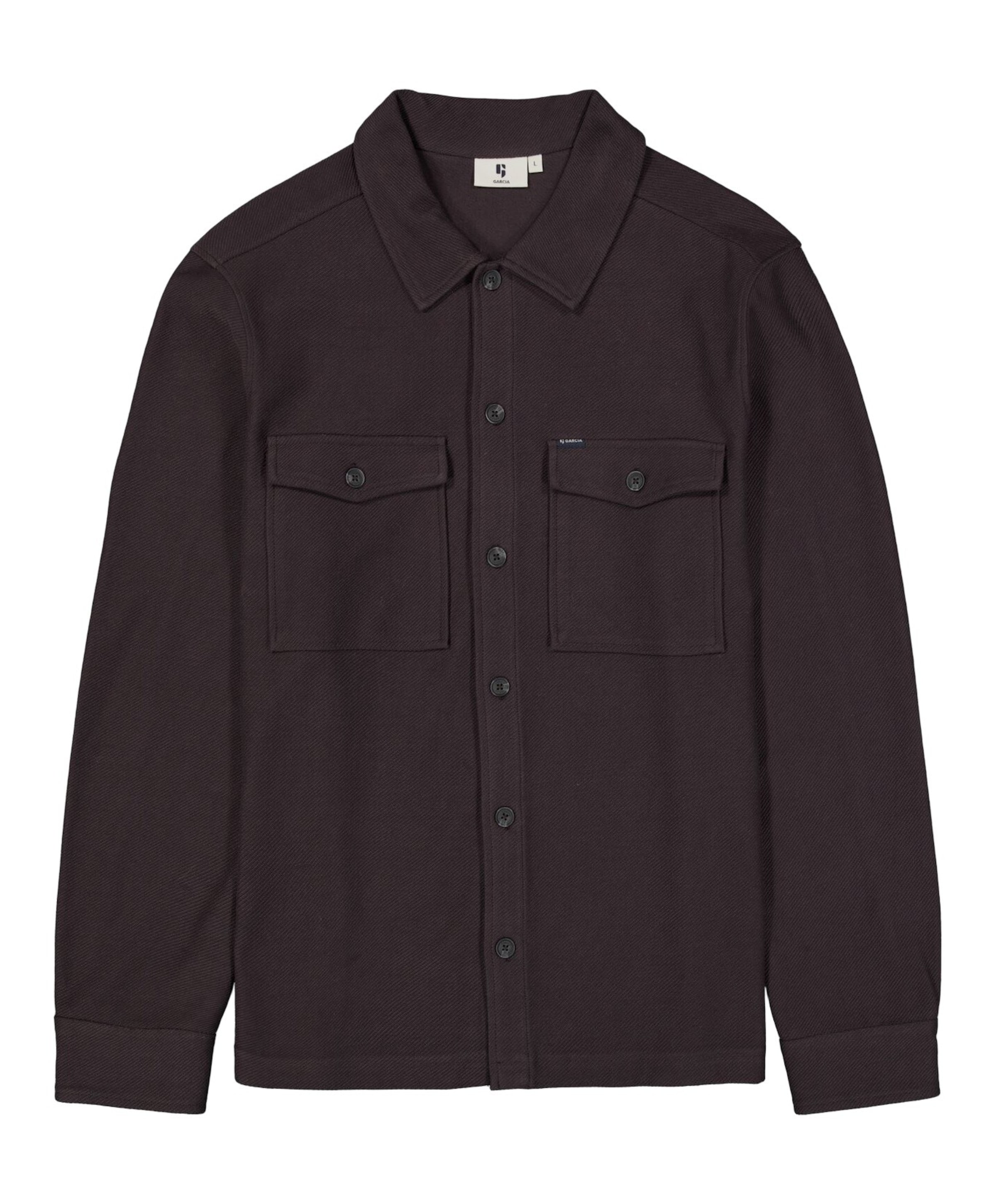 Heren overshirt bruin
