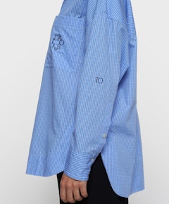 Dames blouse blauw