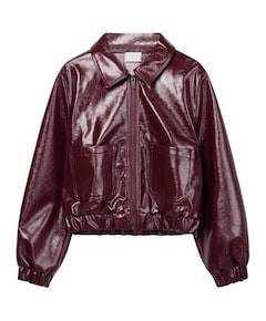 Meisjes jas bordeaux