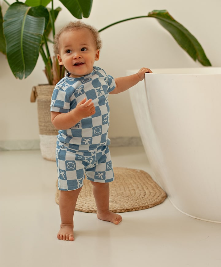 Jongens pyjamaset blauw