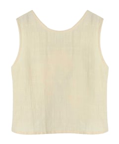 Meisjes top ecru