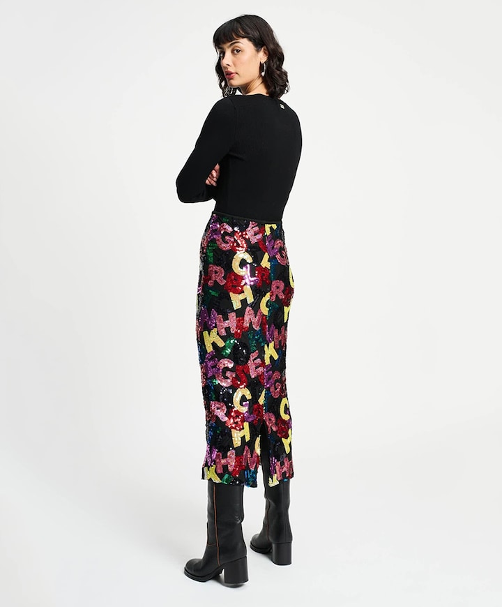 Dames rok multicolor