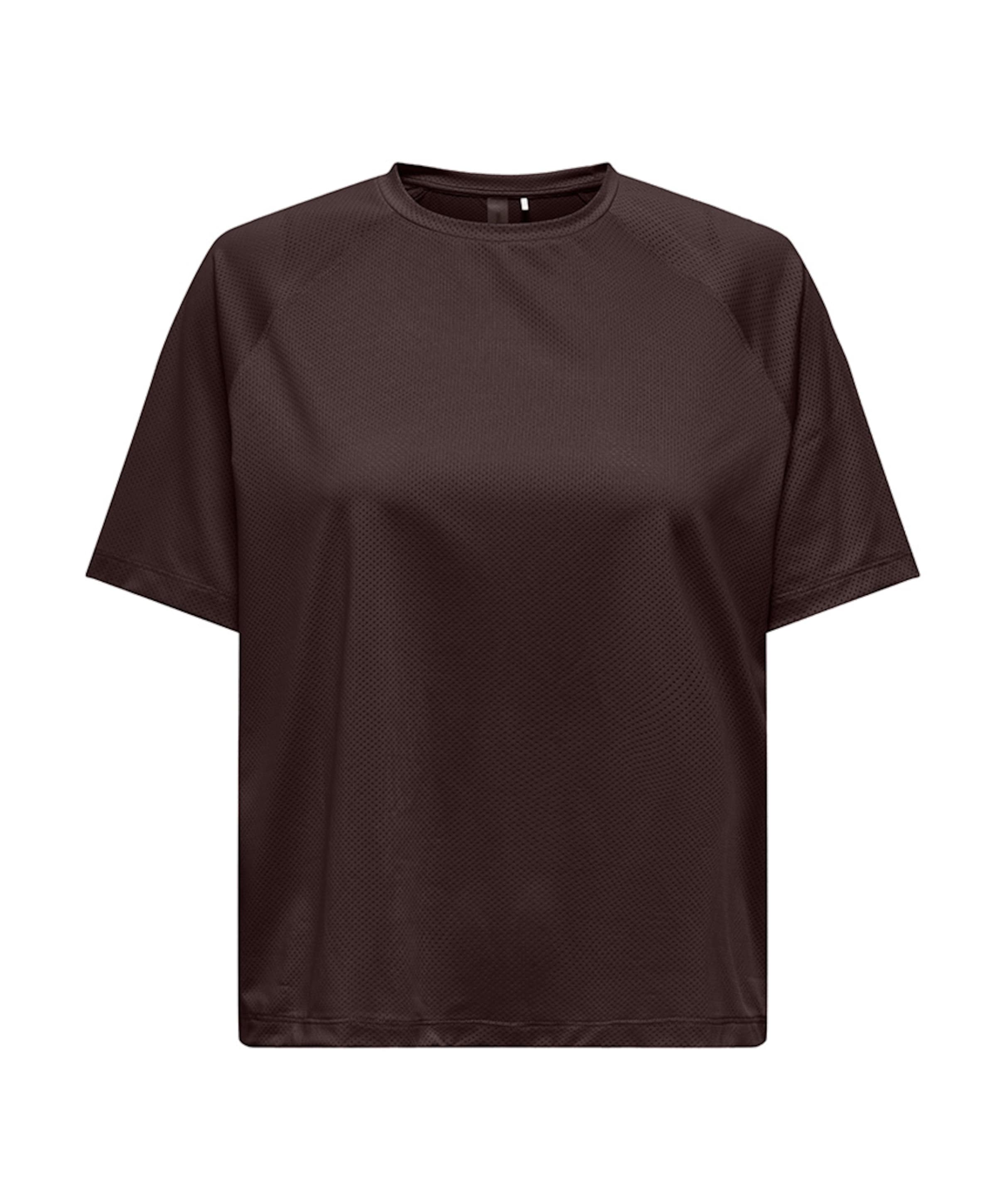 Dames t-shirt bruin