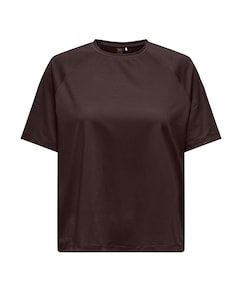Dames t-shirt bruin