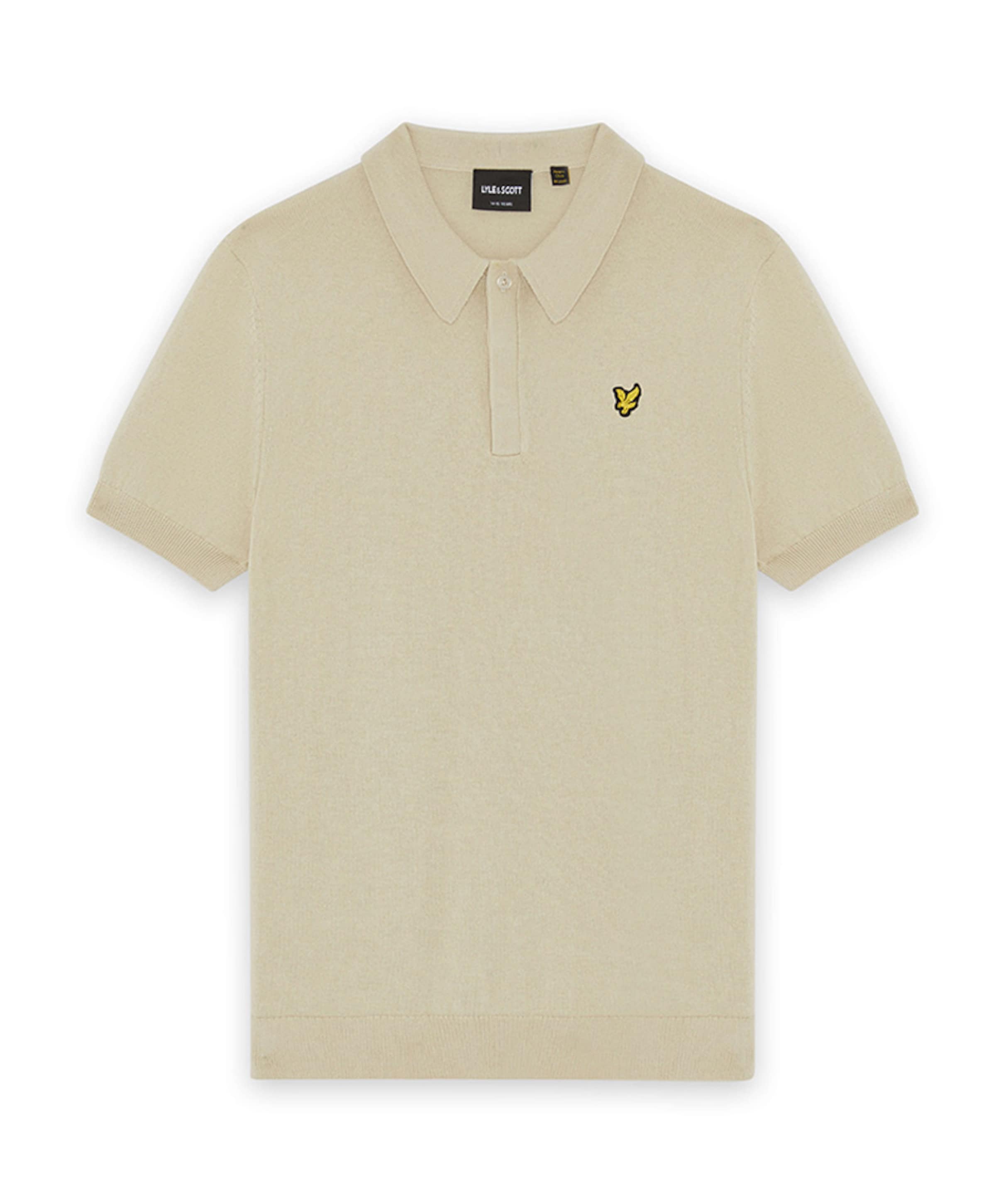 Jongens polo beige