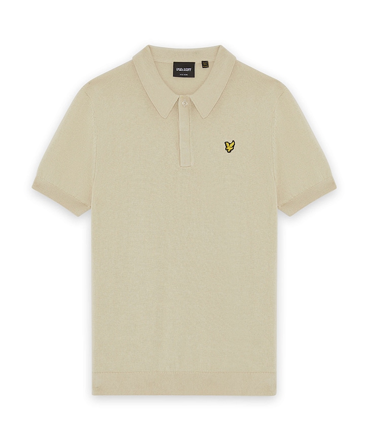 Jongens polo beige