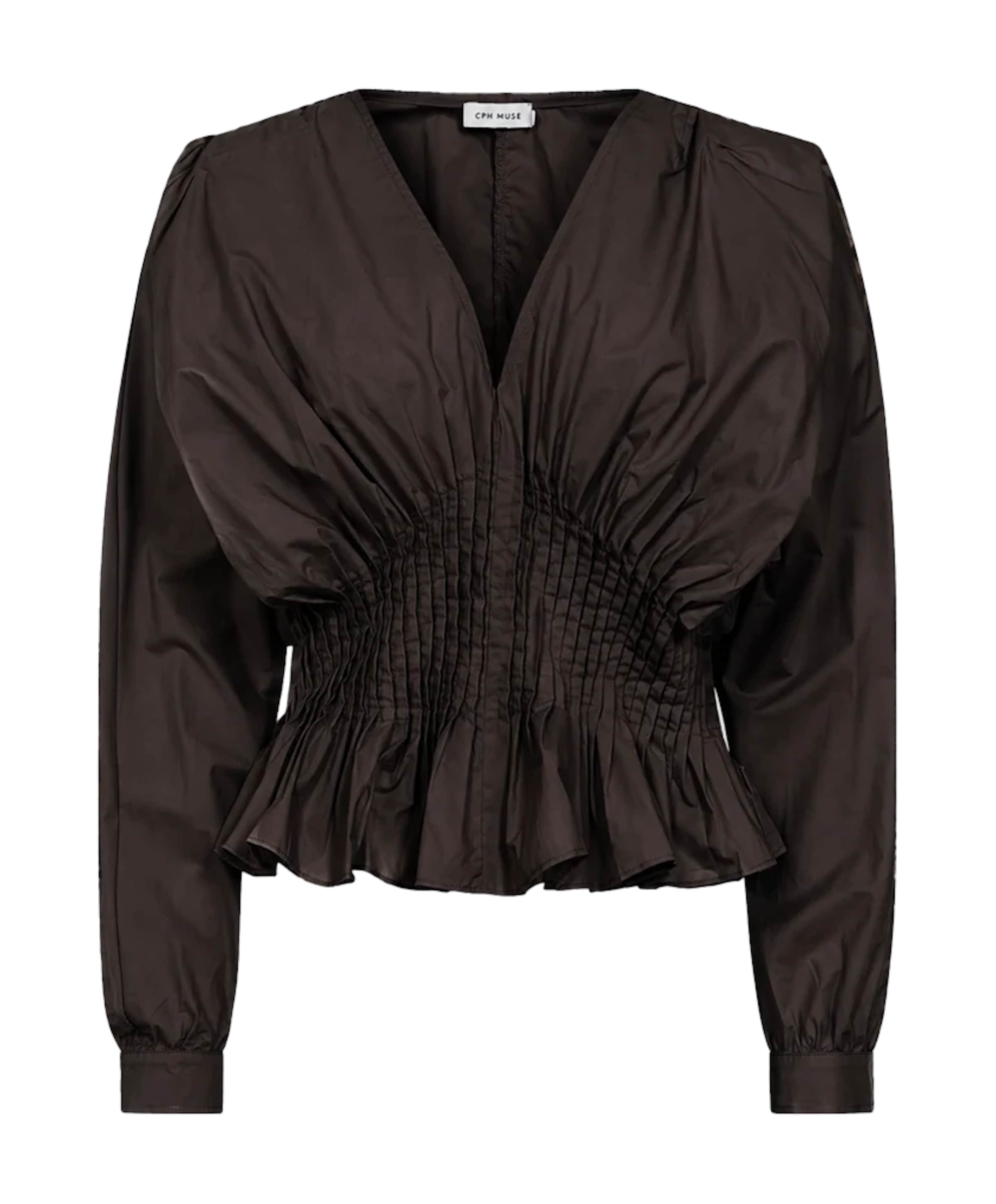 Dames blouse bruin