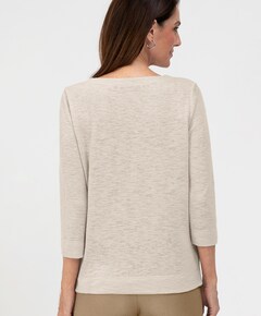 Dames longsleeve beige