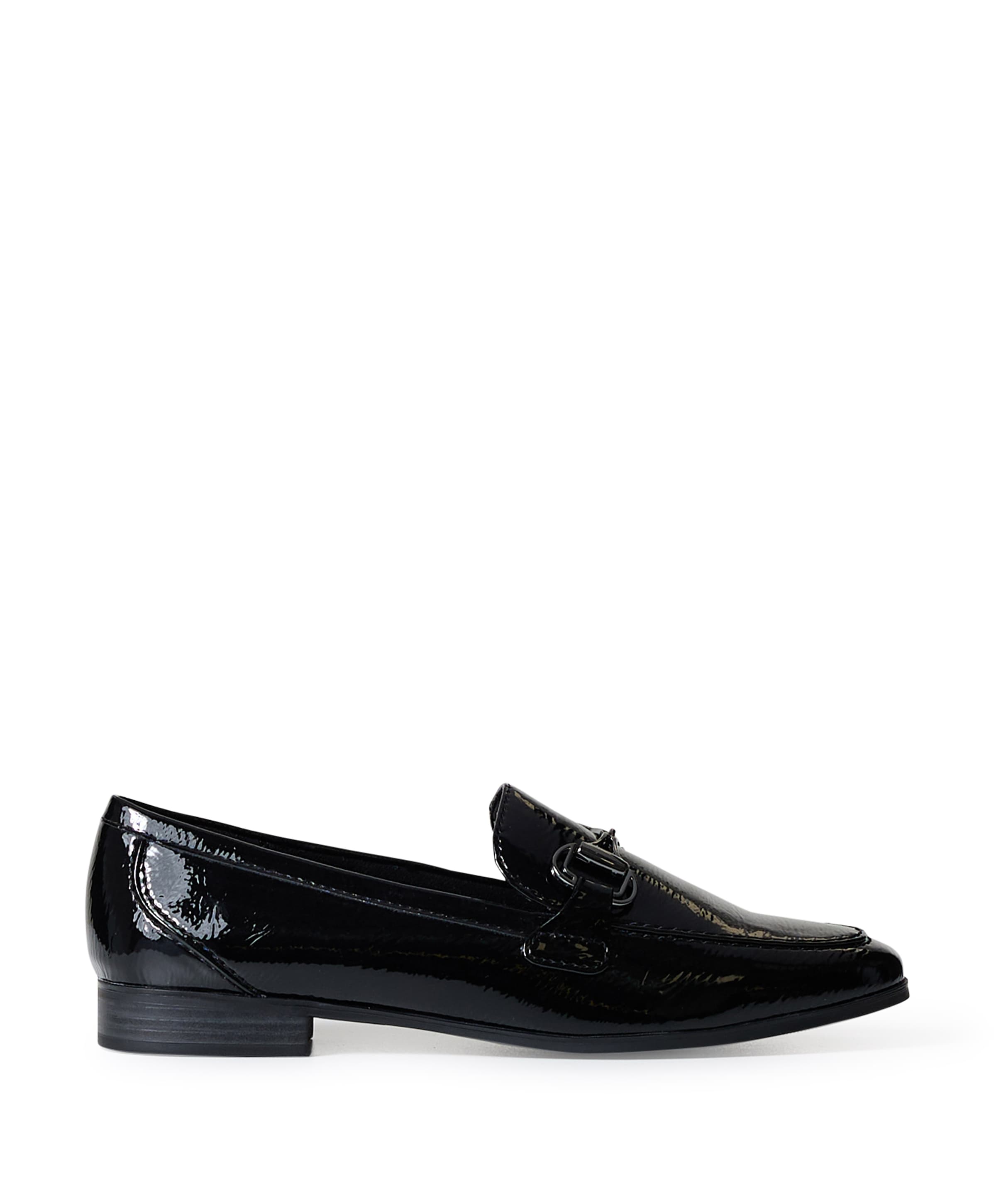 Women Slip-on dames loafers zwart