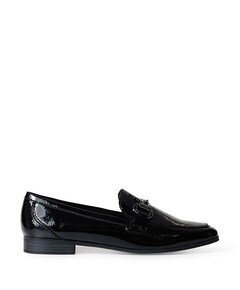 Women Slip-on dames loafers zwart