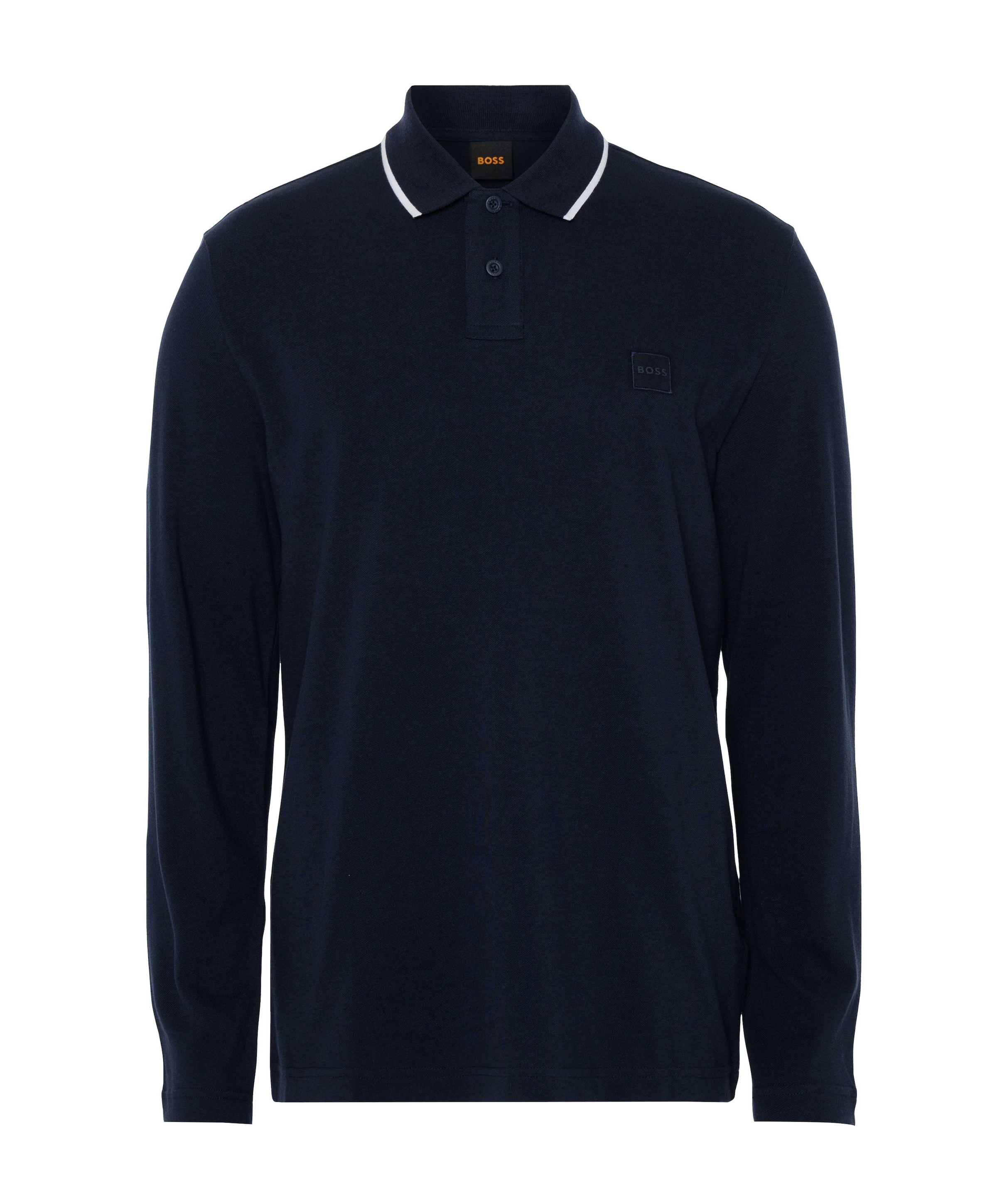 Heren polo blauw