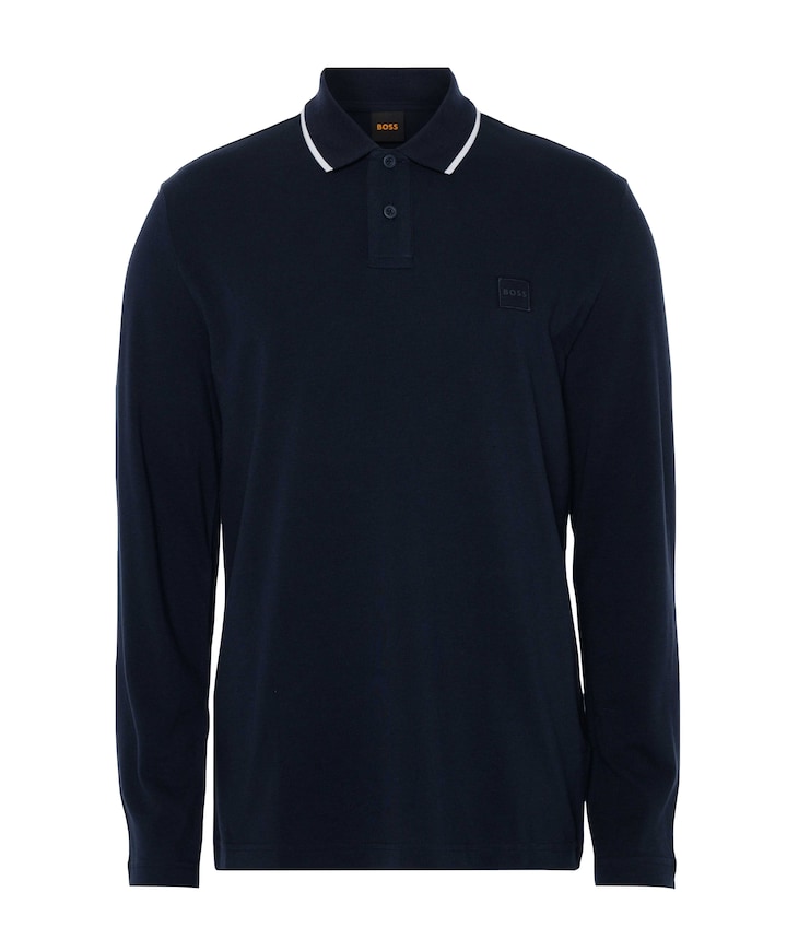 Heren polo blauw