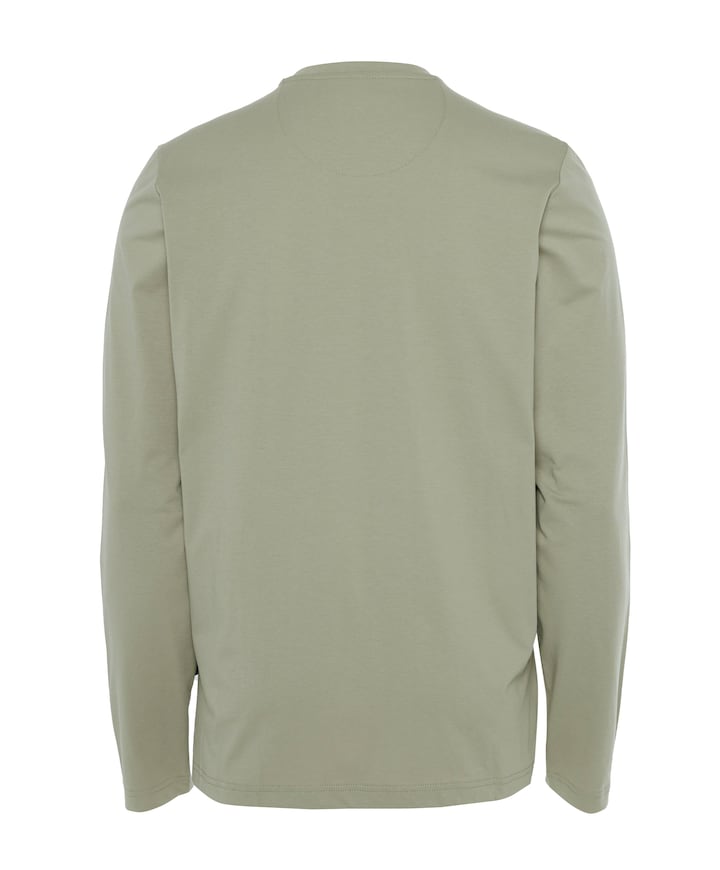 Heren longsleeve groen