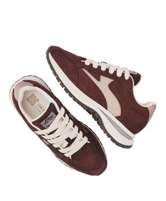 Usher Riggs dames sneakers bordeaux