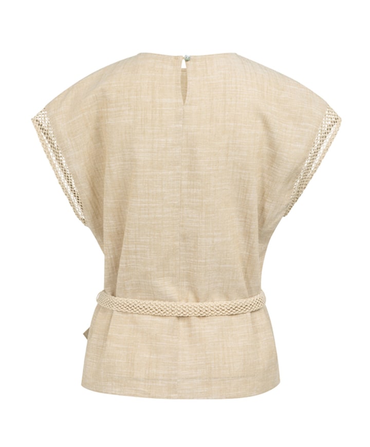 Dames top beige