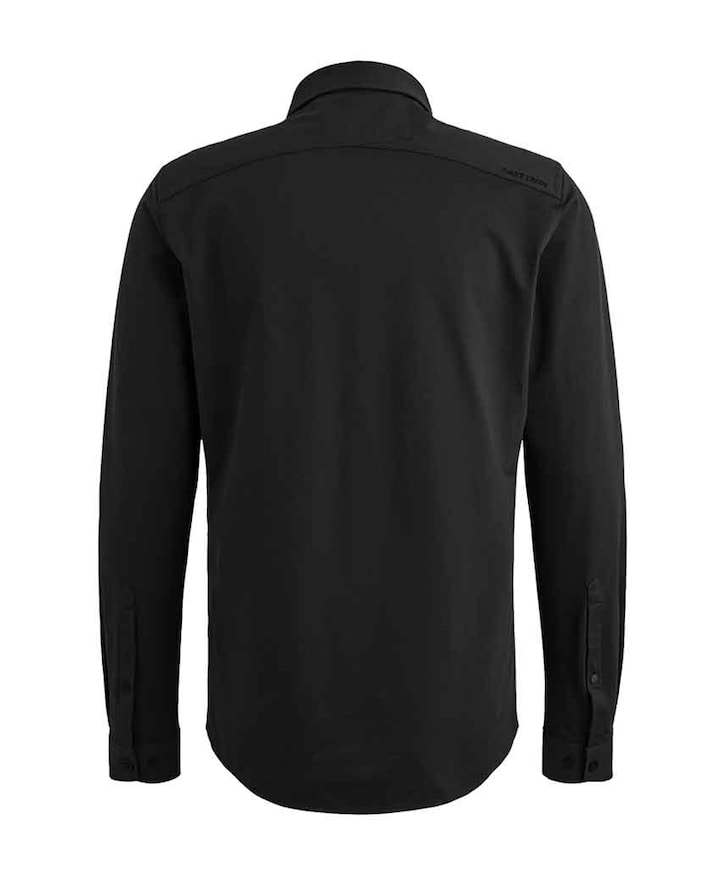 Heren overhemd lange mouw zwart