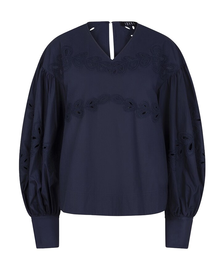 Blouse blauw