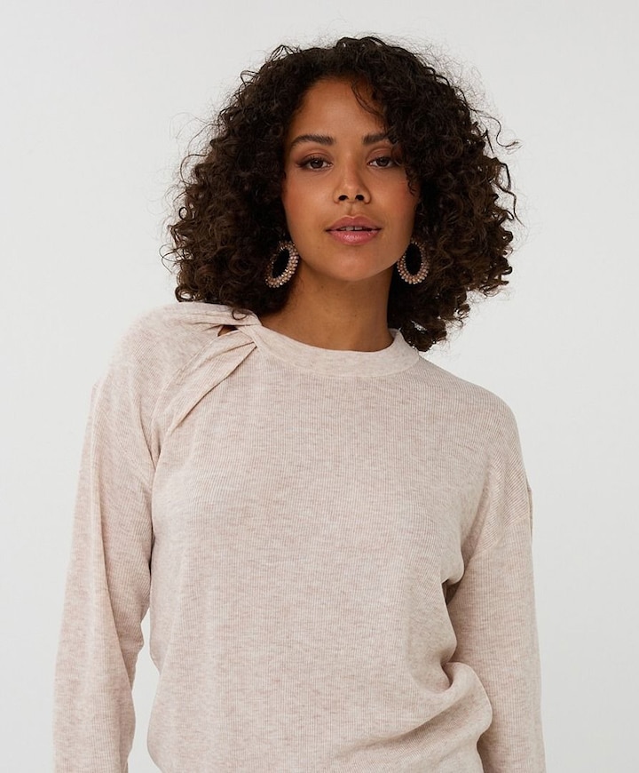 Dames trui beige