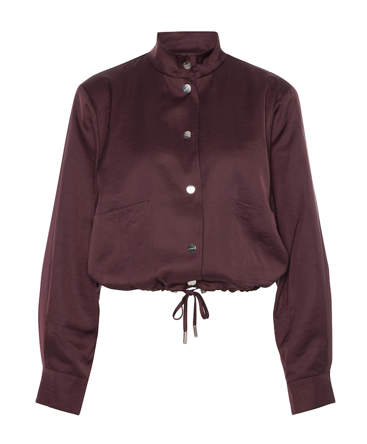 Dames jas bordeaux