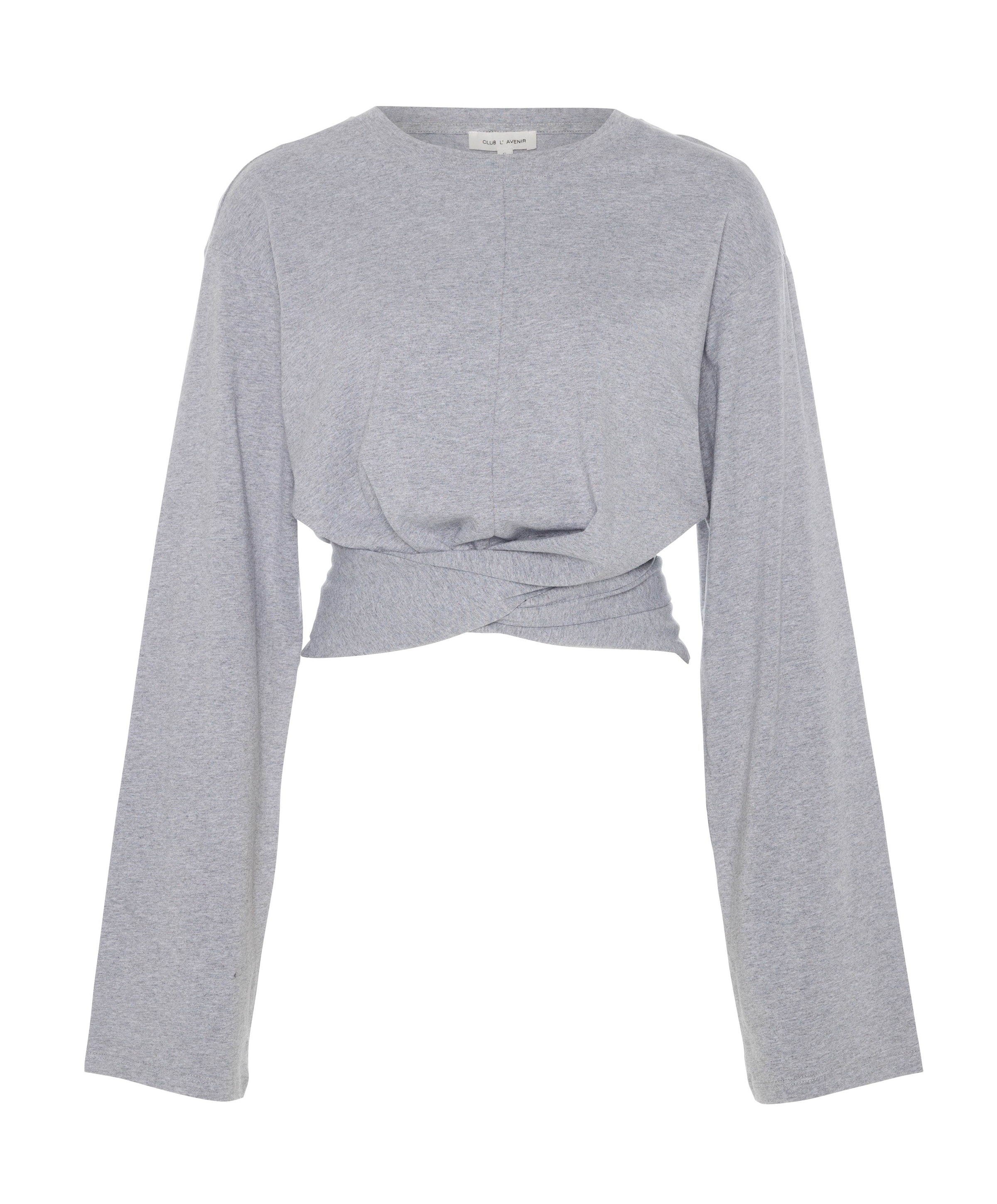 Dames longsleeve grijs