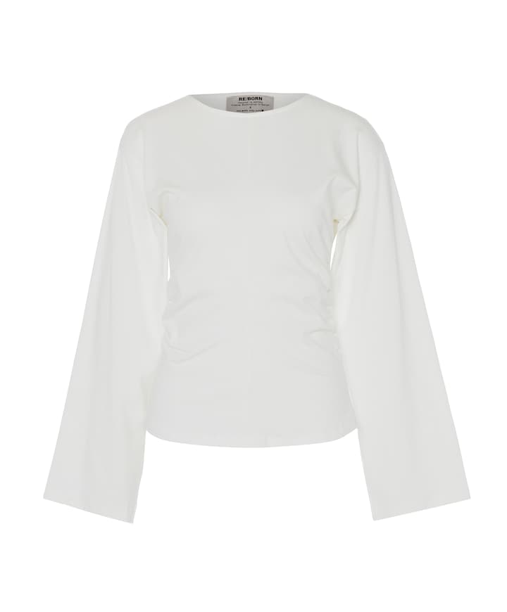 Dames longsleeve ecru