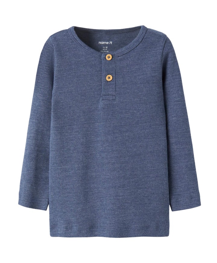 Jongens longsleeve blauw