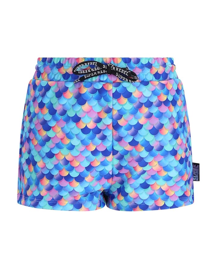 Meisjes zwemshort blauw