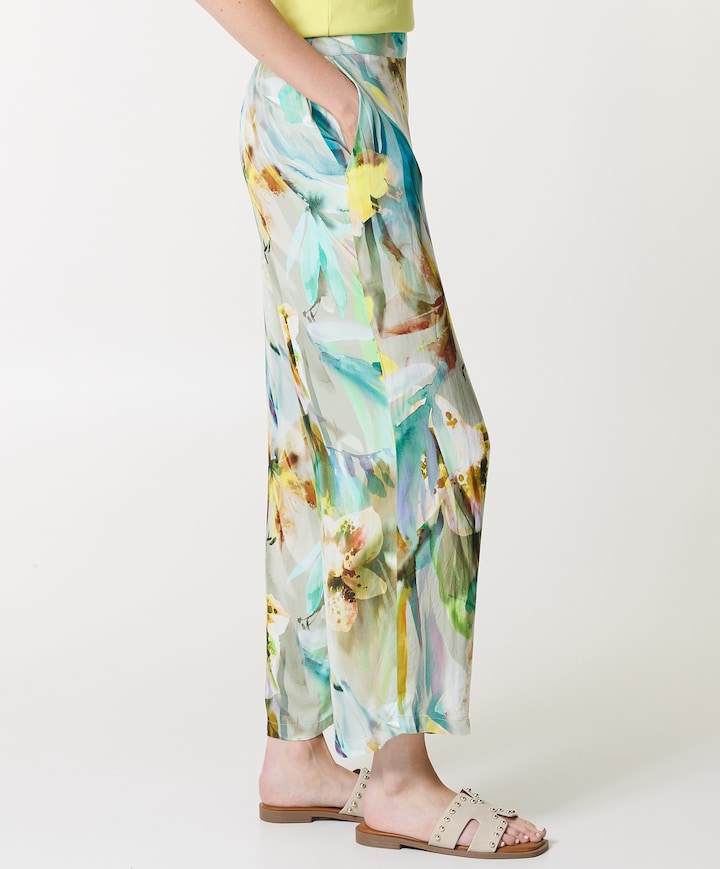 7/8 dames broek groen