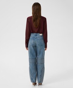 Dames blouse bordeaux