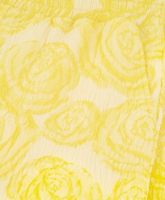 Alba jacquard broek geel
