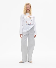 Dames longsleeve wit