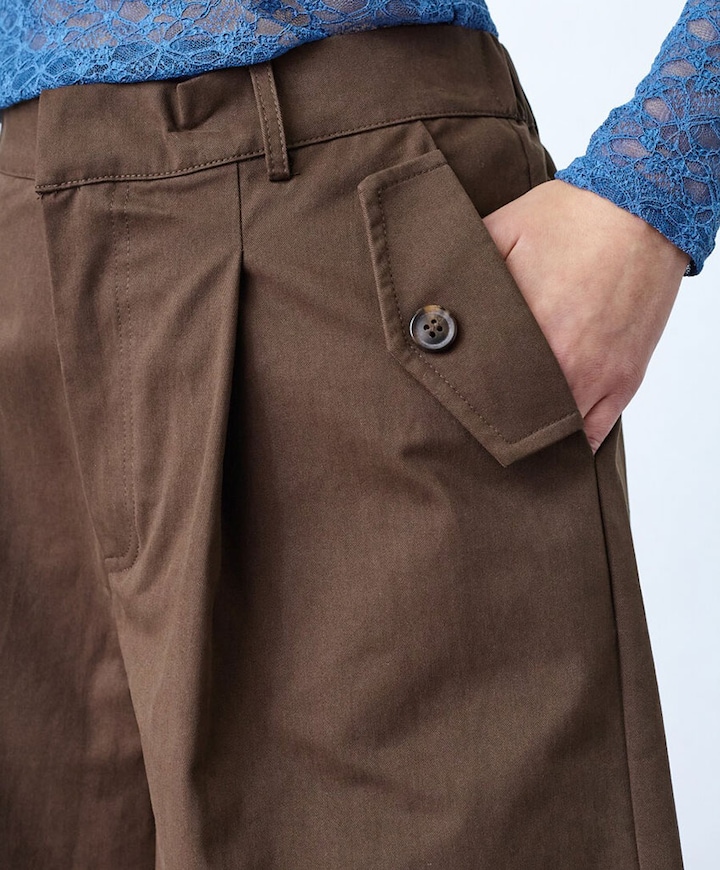 EDITH-SHO dames korte broek bruin