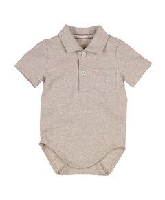 Jongens romper beige
