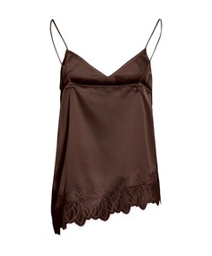 Dames top bruin