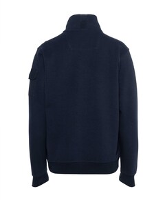 Heren trui met rits blauw