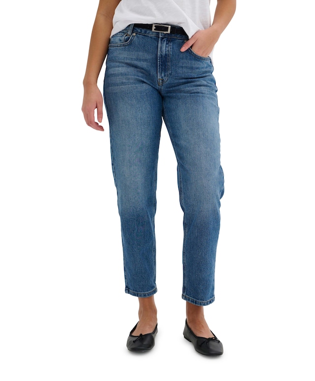 34 THE MOMMY 139 HIGH TAPERED jeans blauw