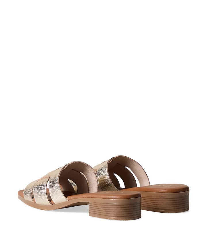 Wohmy dames slippers goud