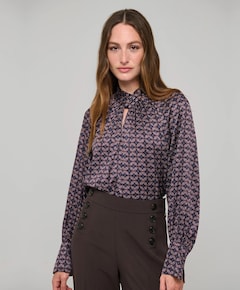 Dames blouse bordeaux
