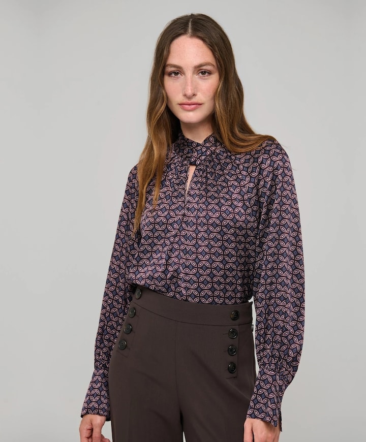 Dames blouse bordeaux