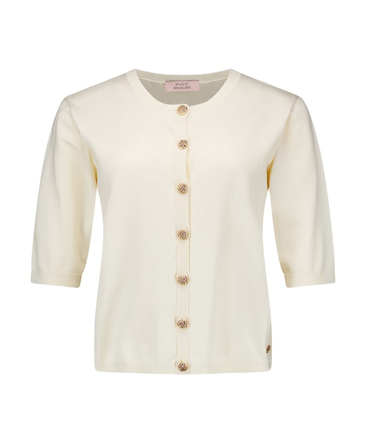 Dames vest ecru